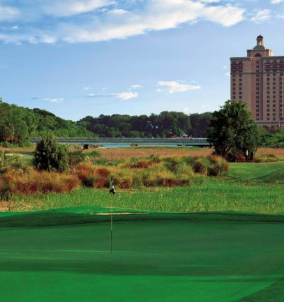 he Savannah Quarters Country Club golf course is an 18-hole masterpiece, designed by Greg Norman and managed by Troon Golf, voted the “Best Place to Play Golf in Savannah”” by Savannah Magazine.