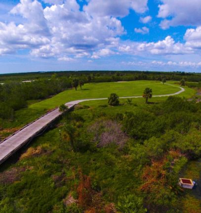 Aerial view of Cape Royale