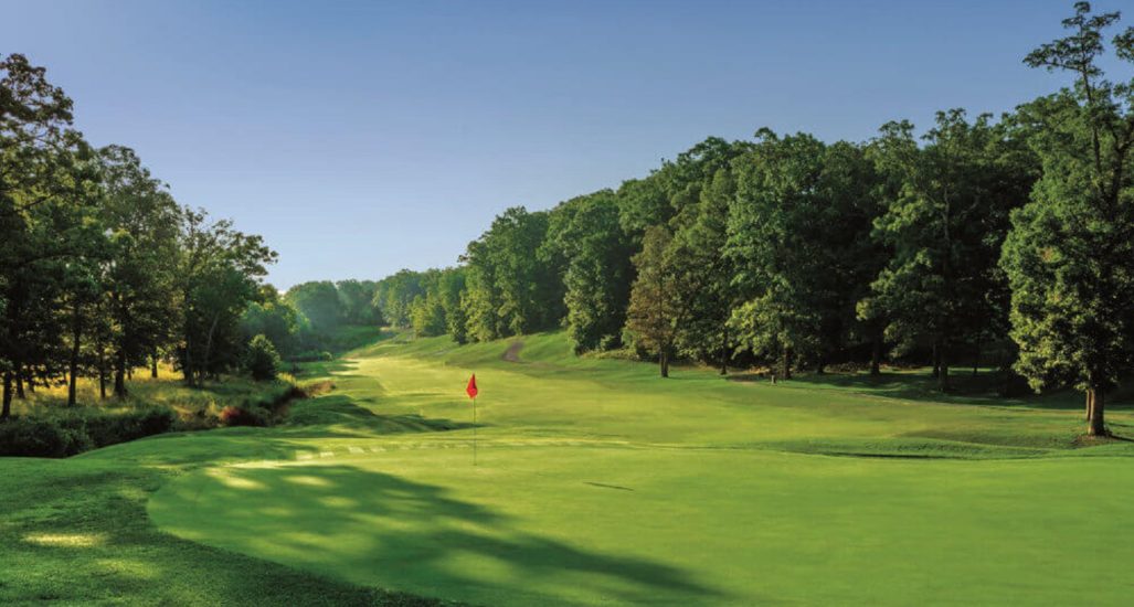 A hole at the Lodge of Four Seasons