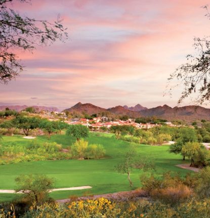 Mountain view of Lookout Mountain Golf Club