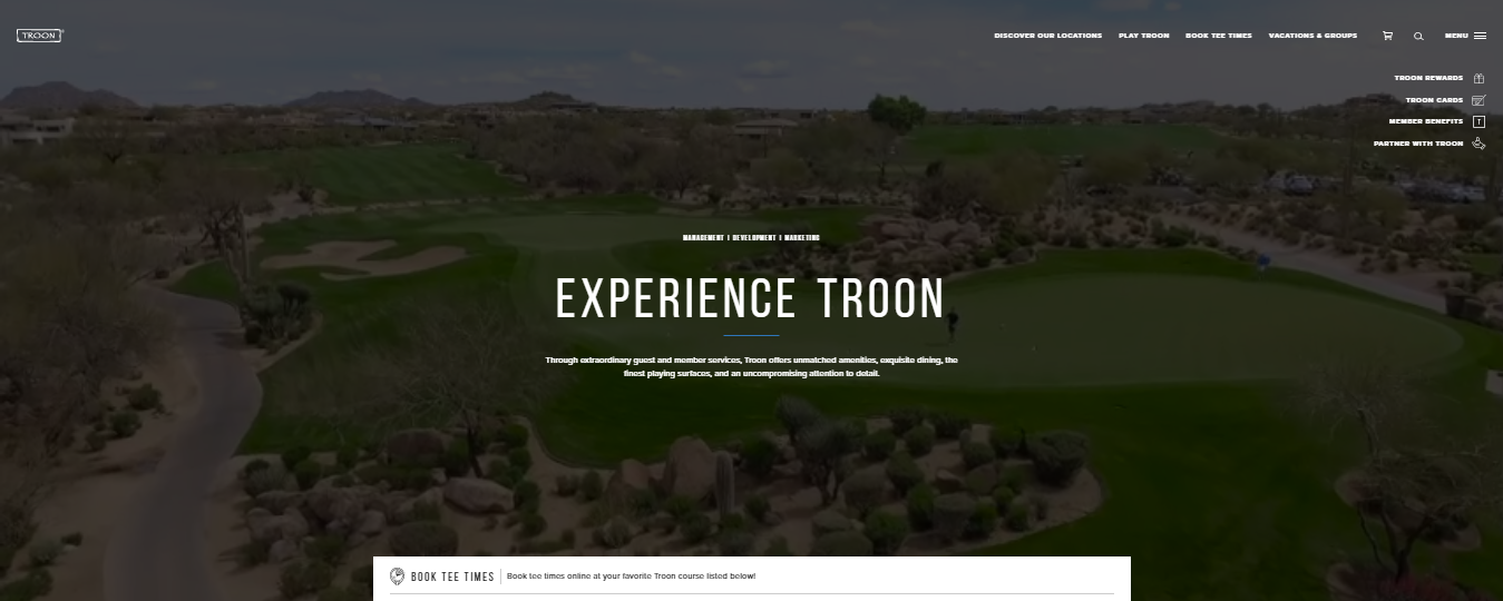 Club Directory List Of Managed Facilities Troon Com