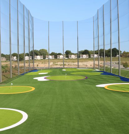 T-Shotz, Kansas City’s locally owned, next-generation golf and entertainment venue features 66 spacious, climate-controlled hitting bays and suites across three levels.
