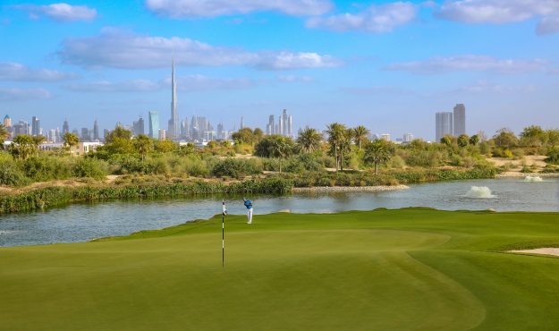 Skyline from Dubai Hills Golf Club