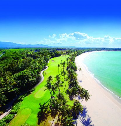 Ariel view of Bahia Beach Resort & Golf Club