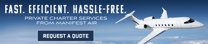 Fast. Efficient. Hassle-Free. Private charter services from Manifest Air. REQUEST A QUOTE >>