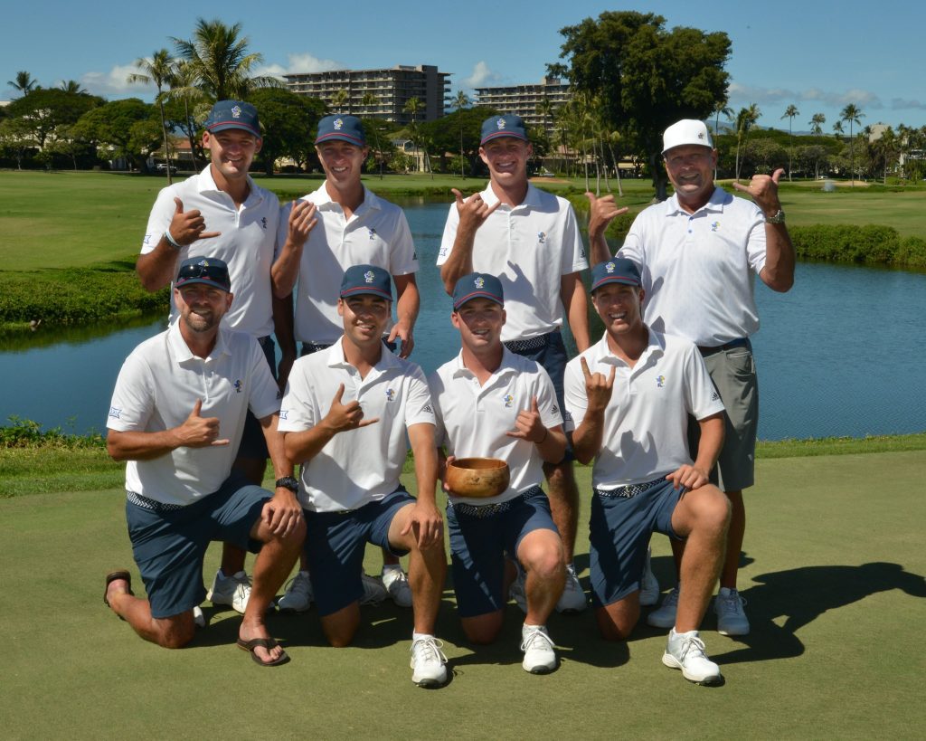 University of Kansas Men's Golf team wins the Collegiate Invitational
