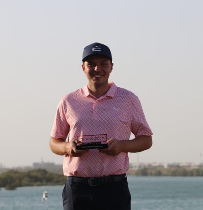 Winner of the 2022 Troon Abu Dhabi Pro Am Erik Lindwall