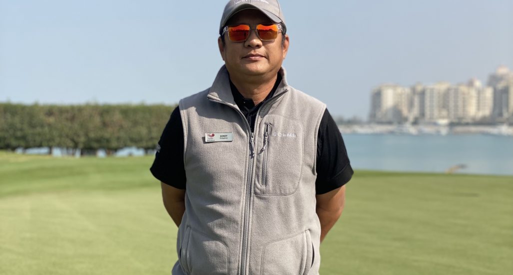 Dindy Macatlang at Al Hamra Golf Club