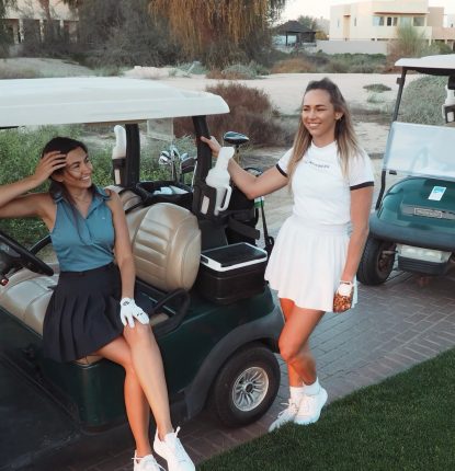 Emma and Jade from Tee off at 10