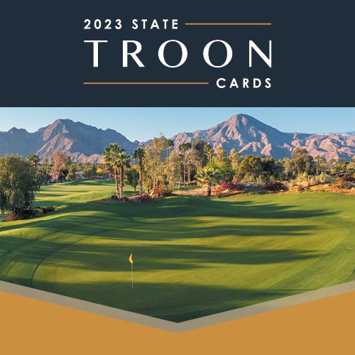 2023 Troon Card State Tile