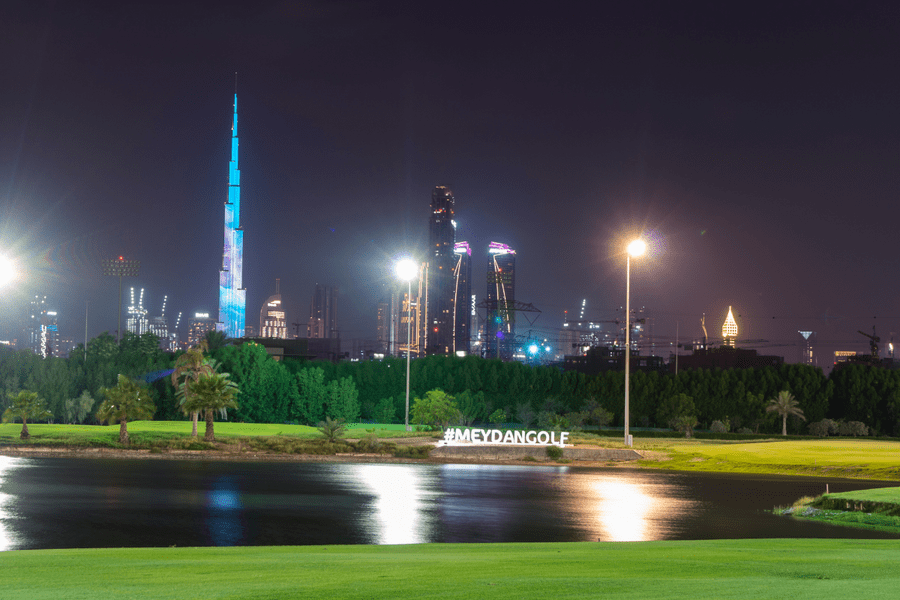 Night Golf At The track Meydan
