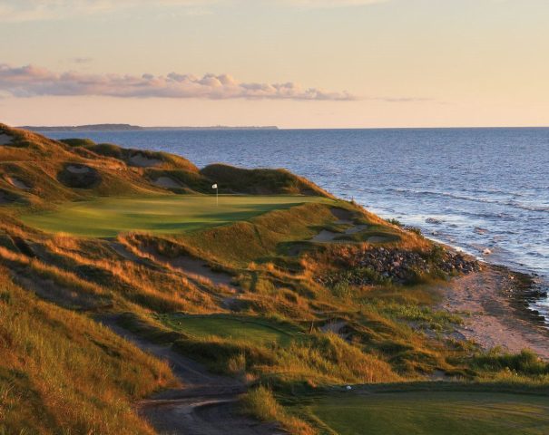 Whistling Straits hole by the lake