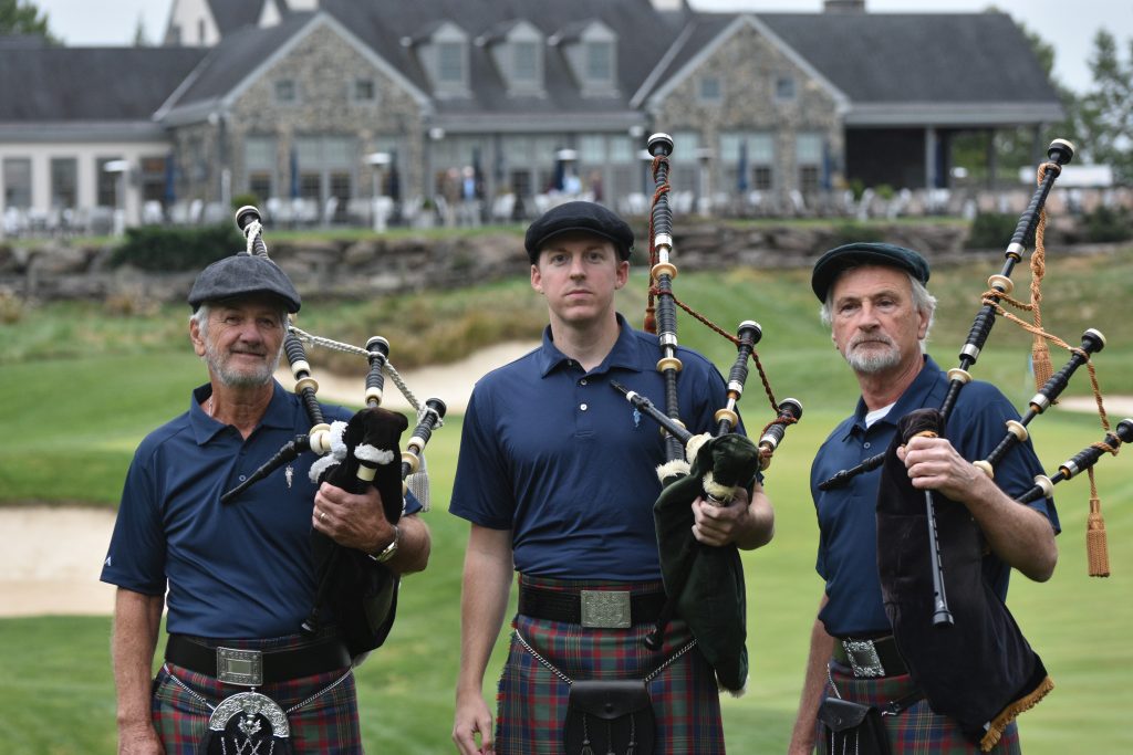 Bagpipe Players at Fieldstone Golf Club