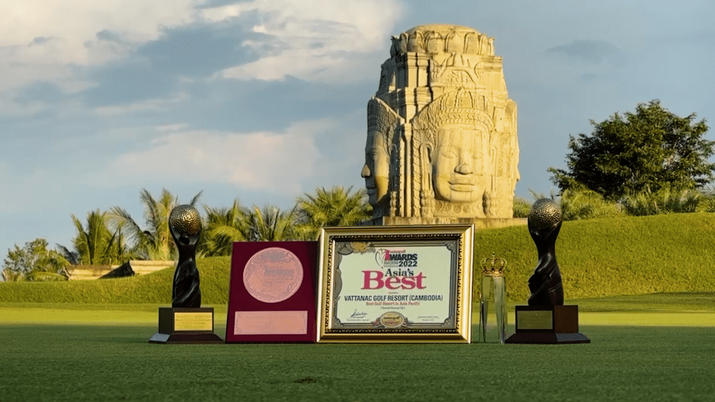 Awards on the golf course at Vattanac Golf Resort