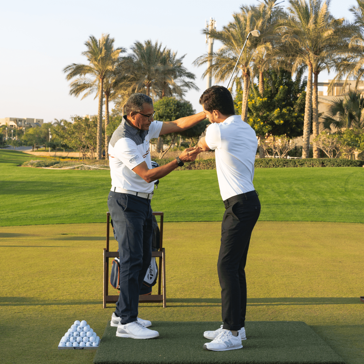 Teaching professional at Madinaty Golf Club