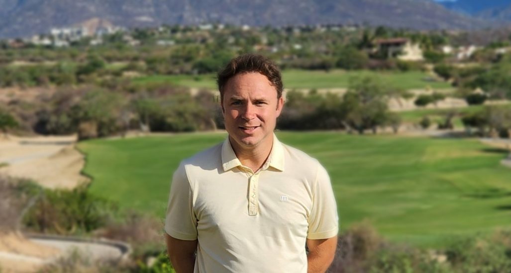 Lolyd walton on the golf course at Palmilla