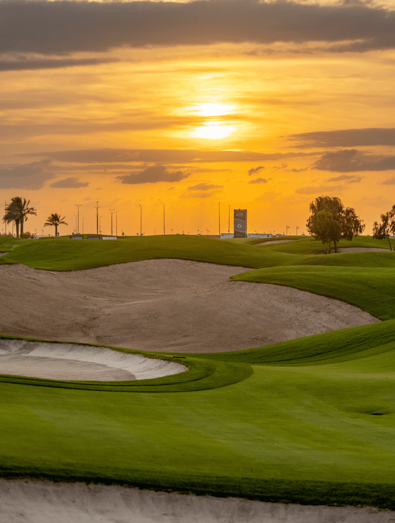 View down the 8th hole at Royal Greens Golf & Country Club during the Aramco Saudi Ladies International