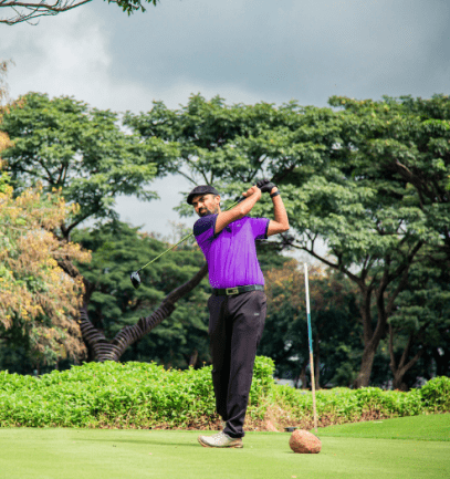 Golfer at Prestige Masters Series 2022