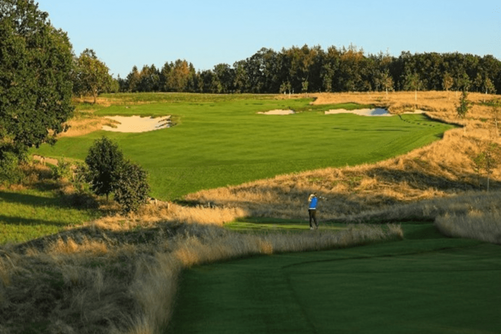 Golfer on the course at PGA National Czech Republic