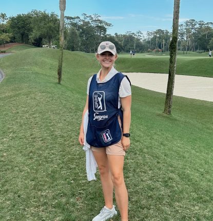 Elly Carlson - Caddie at TPC Sawgrass