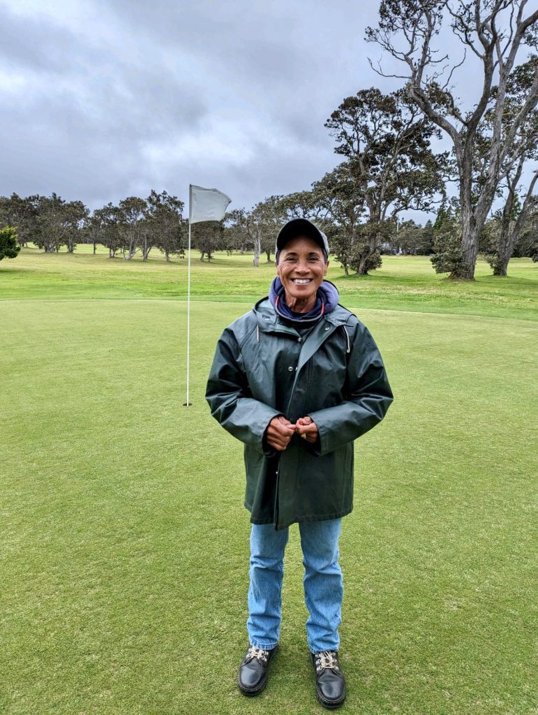 Pualina Daniels at Volcano Golf Course